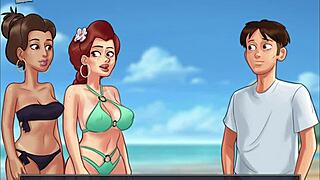 Summertime Saga 220 Unleashes Raw Amateur Action at Home