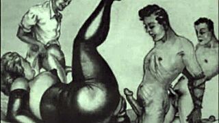 Old Erotic Drawings Stir Deep Sensual Cravings