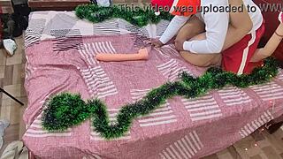 I’m Sucking My Stepmom’s Big Ass and Pussy for Christmas