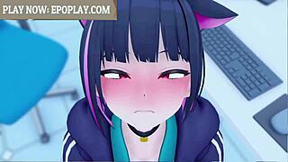 Kyouyama Kazusa from Blue Archive—What’s behind this cute anime blowjob scene?