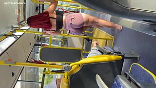 I took my maid home, she went wild on the bus