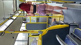 I took my maid home, she went wild on the bus