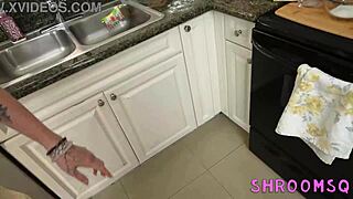 Petite teen gets pounded by stepbro for a good cause