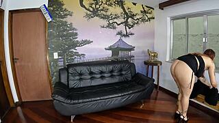 Brazilian latina slut with big tits wants double penetration, I loosen her tight asshole