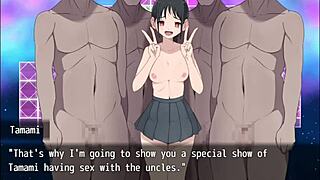 Tamami, the cute nympho, craves a group creampie gangbang.