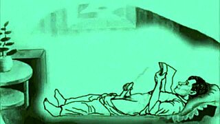 Vintage erotic animation with suggestive charm