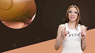 College Waitress Leana Lovings Craves Foot Rub and Hard Bang from Huge Cock