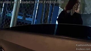 Risky Public Handjob for Hot Girl on the Street