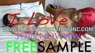 My First Lesbian Experience with a Super New Latina and Black Amateur in Snow!