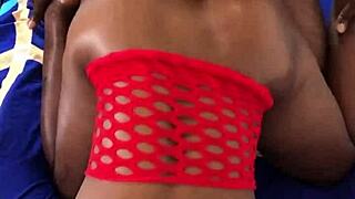 hot black babe pounded doggystyle, her moans drive me crazy