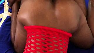 hot black babe pounded doggystyle, her moans drive me crazy