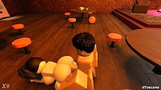 Holy crap, banging a big ass slut with a monster cock in a bar POV style!