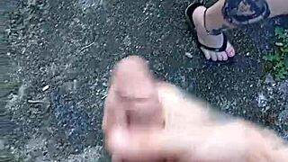 Leite e Boquete no Quintal com Pierced Skinny Brazilian