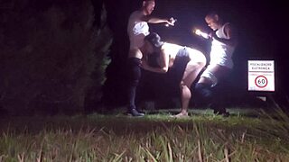 Met Two Fans at Club, Got Wet, Fucked Outdoors