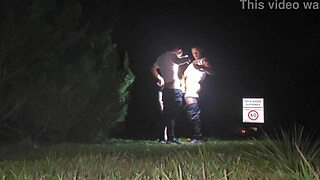 Met Two Fans at Club, Got Wet, Fucked Outdoors