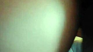 Naughty ebony big booty lets a stranger cum inside her tight pussy