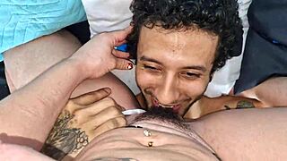 Novinha Slut Shakes While Cumming on Black Cock