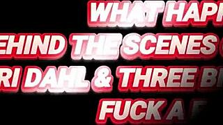 Damn, Dan’s curvy body shakes with intense orgasmic action!