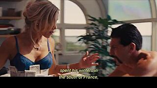 Blonde Milf Kisses Brunette In Missionary Position