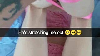 Young blonde Richelle Rose's anal training and cum coverage