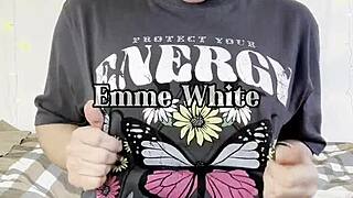 Milf Tests Sex Machine in Lingerie Workout Session