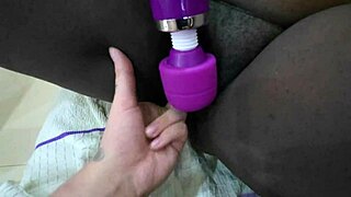 Black Wife Tests New Vibrator Before Doggystyle Pounding
