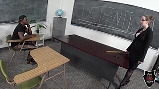 Miss Andy Ray’s pussy slammed hard in detention by Rome Major.