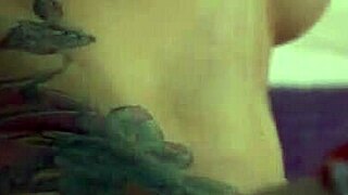 Damn! Sexy Girl in Red Stockings Masturbates with Toys