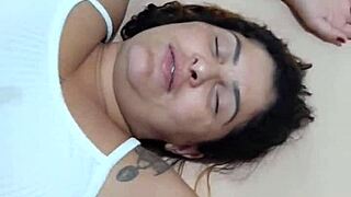 Sucked bareback cock of the handyman, so horny!