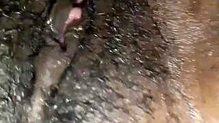 Dirty Slutty Maid Pees Indoors In Thong Lingerie