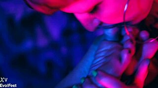 Lick my soles and make me horny with tickles