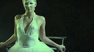 Hell yeah! Innocent young ballerina seduced by witch for Halloween pussy play