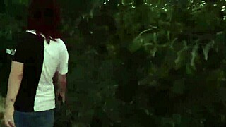 Curvy Latina flashes and gets wild on the hill in a steamy encounter.