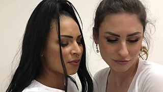 emme white and pocahontas in naughty asmr full of pussy and fucking between hot women.