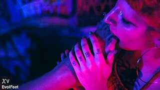 Lick my soles and make me horny with tickles