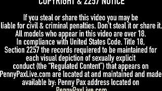 Ginger beauty Penny Pax shares her passion for porn during an audition