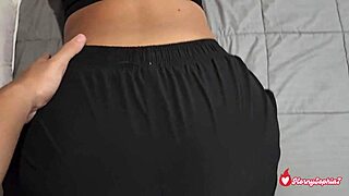 roommate forced into rough sex for spying on stretches