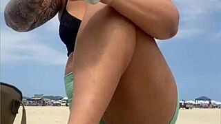 Hey, this kid didn’t even touch me and already wants a friend to join us on the beach!