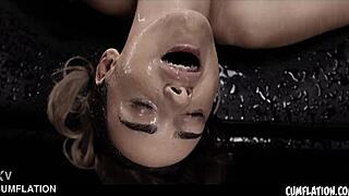 Cum slut Alice Zaffyre gets her pussy pumped to extreme