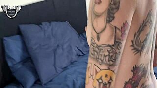 Menage Unfolds with Hot Neighbor Spying from Balcony in Full Action