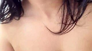 Melany’s solo performance in cam show ends up in a poop scene