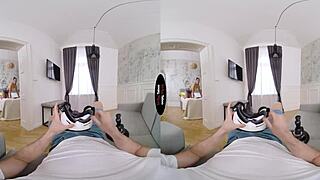 Virtual Taboo - VR Brunette Blowjob and Big Tits POV