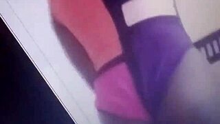 step sister dancing in the living room with casual moves