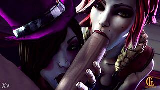 Yo, check this crazy short animation with Mad Moxxi and Lilith!