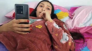 Pretty Latina teen gets creampied by her stepdad