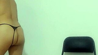 Woman Dancing In Lingerie, Showing Huge Curvy Ass And Tits, So Beautiful And Submissive!