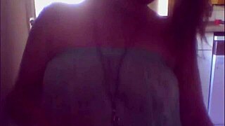 mature woman with large breasts shares a conversation