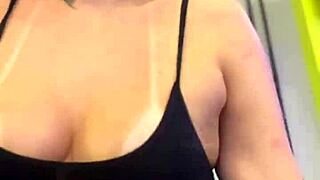 Residents Stare at My Wet Pussy in the Gym!