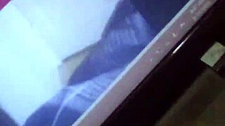 step sister dancing in the living room with casual moves