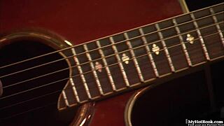 Beautiful redhead lady in hard sex